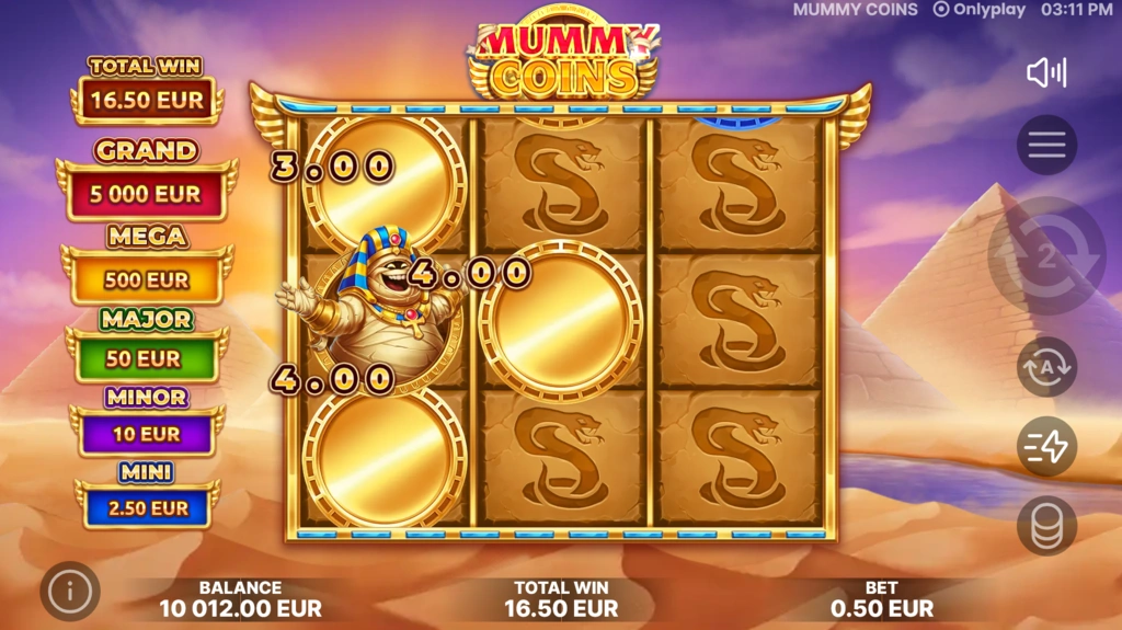 Mummy Coins - Bonus Round